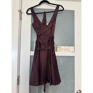 House of CB Brown Mini Dress
